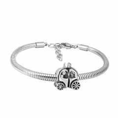 Stainless steel jewelry Pandor a Charms Bracelet wholesale