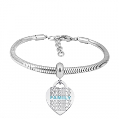 Stainless steel jewelry Pandor a Charms Bracelet wholesale