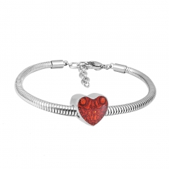 Stainless steel jewelry Pandor a Charms Bracelet wholesale