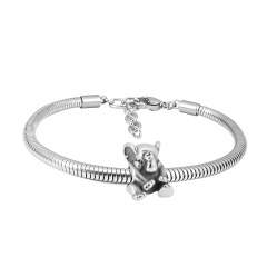 Stainless steel jewelry Pandor a Charms Bracelet wholesale