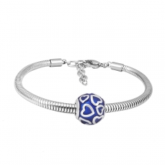Stainless steel jewelry Pandor a Charms Bracelet wholesale