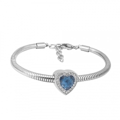 Stainless steel jewelry Pandor a Charms Bracelet wholesale