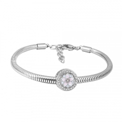 Stainless steel jewelry Pandor a Charms Bracelet wholesale