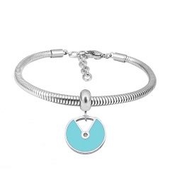 Stainless steel jewelry Pandor a Charms Bracelet wholesale