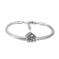 Stainless steel jewelry Pandor a Charms Bracelet wholesale