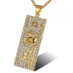 Stainless steel hip hop pendant wholesale