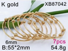 Stainless steel jewelry bangle for women 7PCS set