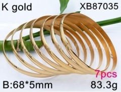 Stainless steel jewelry bangle for women 7PCS set