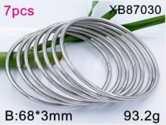 Stainless steel jewelry bangle for women 7PCS set