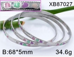 Stainless steel jewelry bangle for women 3PCS set