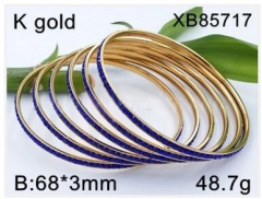 Stainless steel jewelry bangle for women 6PCS set