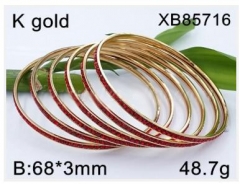 Stainless steel jewelry bangle for women 6PCS set