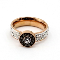 Fashion Copper inlaid zircon ring wholesale