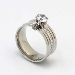 Fashion Copper inlaid zircon ring wholesale