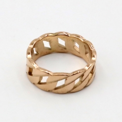 Fashion Copper inlaid zircon ring wholesale