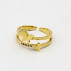Fashion Copper inlaid zircon ring wholesale