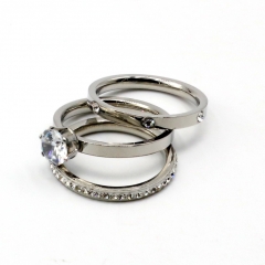 Fashion Copper inlaid zircon ring wholesale