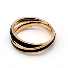 Fashion Copper inlaid zircon ring wholesale