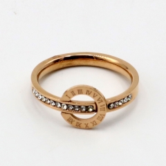 Fashion Copper inlaid zircon ring wholesale