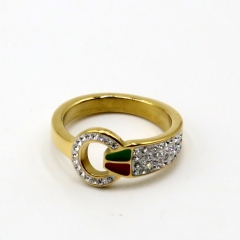 Fashion Copper inlaid zircon ring wholesale