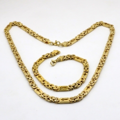 Stainless steel jewelry set, Necklace and bracelet wholesale