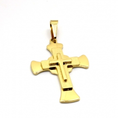 Stainless steel cross pendant wholesale