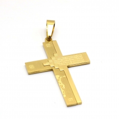 Stainless steel cross pendant wholesale