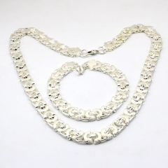 Stainless steel jewelry set, Necklace and bracelet wholesale