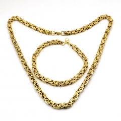 Stainless steel jewelry set, Necklace and bracelet wholesale