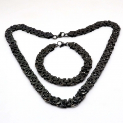 Stainless steel jewelry set, Necklace and bracelet wholesale
