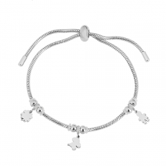 Stainless steel jewelry Pandor a charms bracelet for women