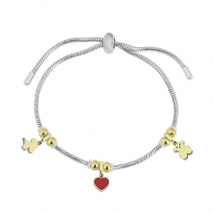 Stainless steel jewelry Pandor a charms bracelet for women