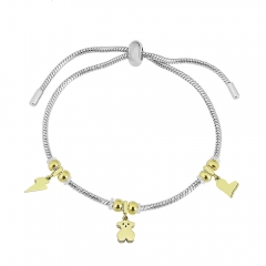 Stainless steel jewelry Pandor a charms bracelet for women