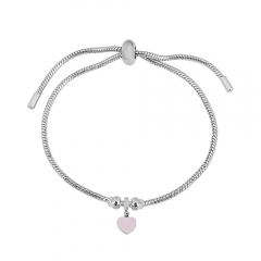 Stainless steel jewelry Pandor a charms bracelet for women