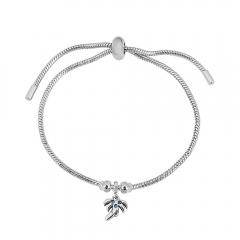 Stainless steel jewelry Pandor a charms bracelet for women