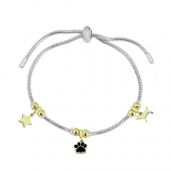 Stainless steel jewelry Pandor a charms bracelet for women