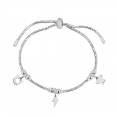 Stainless steel jewelry Pandor a charms bracelet for women
