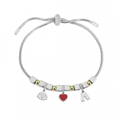 Stainless steel jewelry Pandor a charms bracelet for women