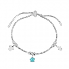 Stainless steel jewelry Pandor a charms bracelet for women