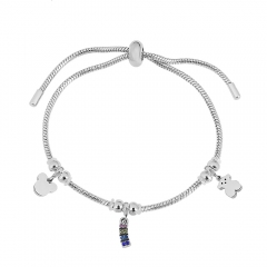 Stainless steel jewelry Pandor a charms bracelet for women