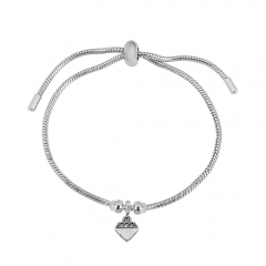 Stainless steel jewelry Pandor a charms bracelet for women