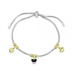Stainless steel jewelry Pandor a charms bracelet for women