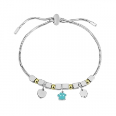 Stainless steel jewelry Pandor a charms bracelet for women