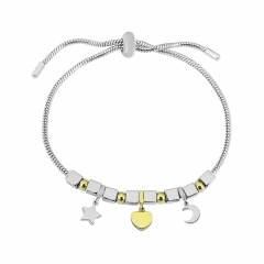 Stainless steel jewelry Pandor a charms bracelet for women