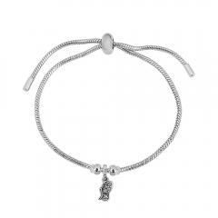 Stainless steel jewelry Pandor a charms bracelet for women
