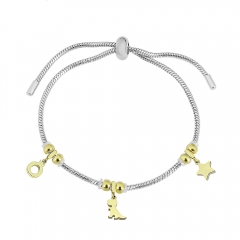 Stainless steel jewelry Pandor a charms bracelet for women