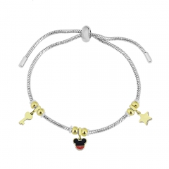Stainless steel jewelry Pandor a charms bracelet for women