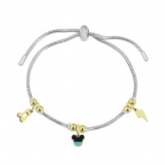 Stainless steel jewelry Pandor a charms bracelet for women