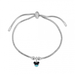 Stainless steel jewelry Pandor a charms bracelet for women