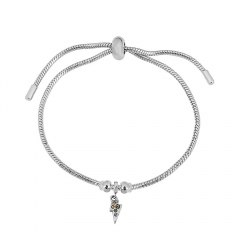 Stainless steel jewelry Pandor a charms bracelet for women